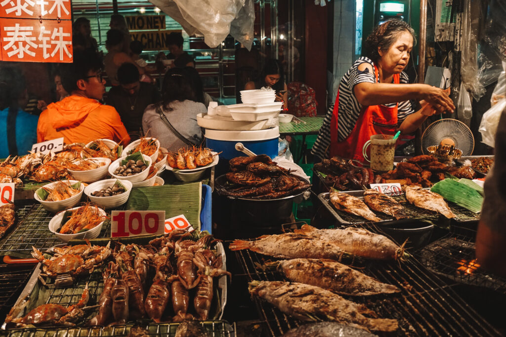 I like to spend my layover in Bangkok eating Thai street food