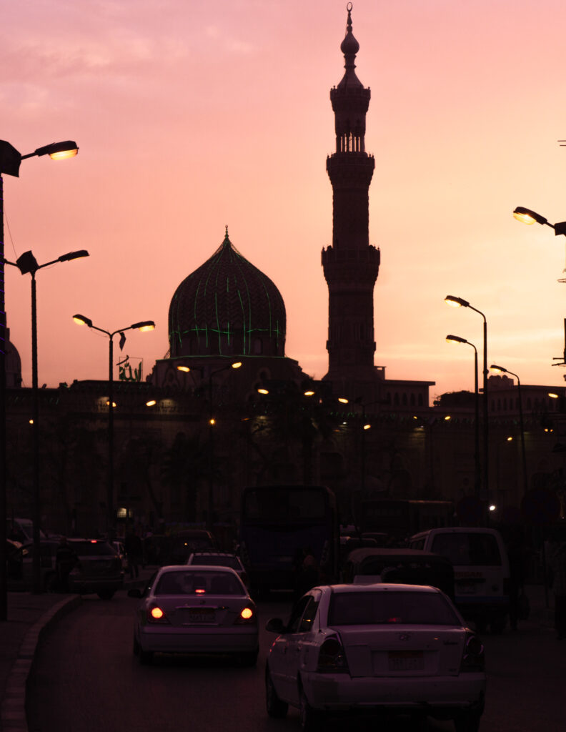 Sunset in Cairo Egypt