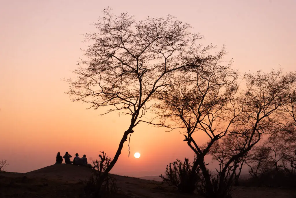 a sunset in Salalah a stop to consider addig to your 2 week itinerary in Oman if its rain season