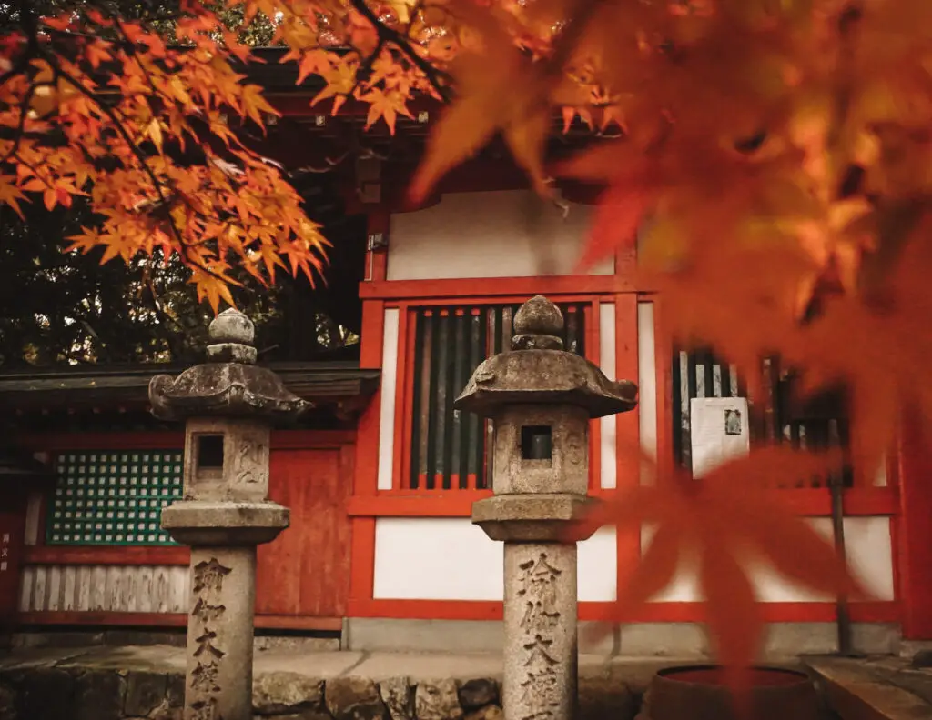 Yoshino Mountain is also one of the best places in Kansai Japan in Autumn