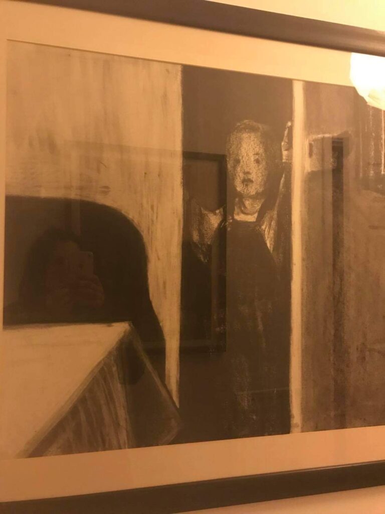 the ghost is our airbnb in London was one of the creepiest experiences I've had while traveling
