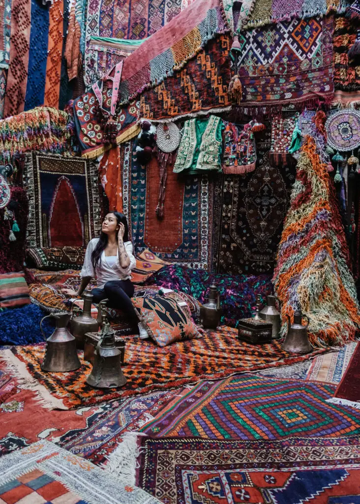 turkish rug shop in cappadocia 