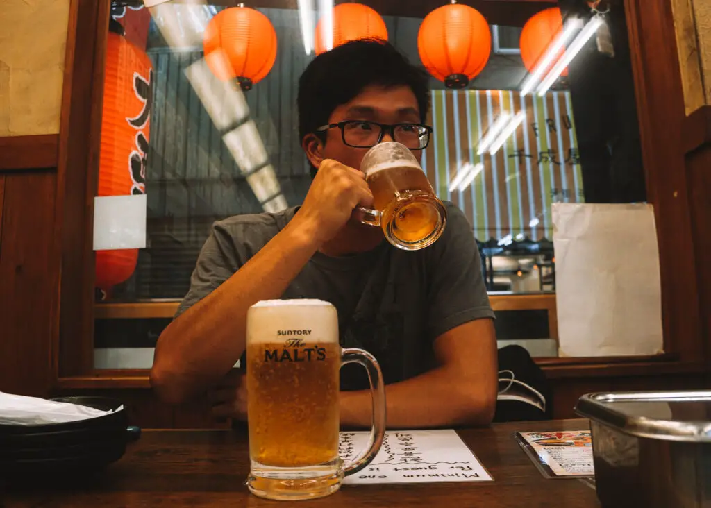 an izakaya in osaka