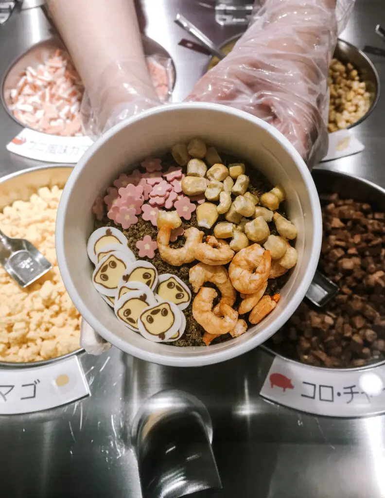 customized cup of noodle at the cup of noodle museum in osaka