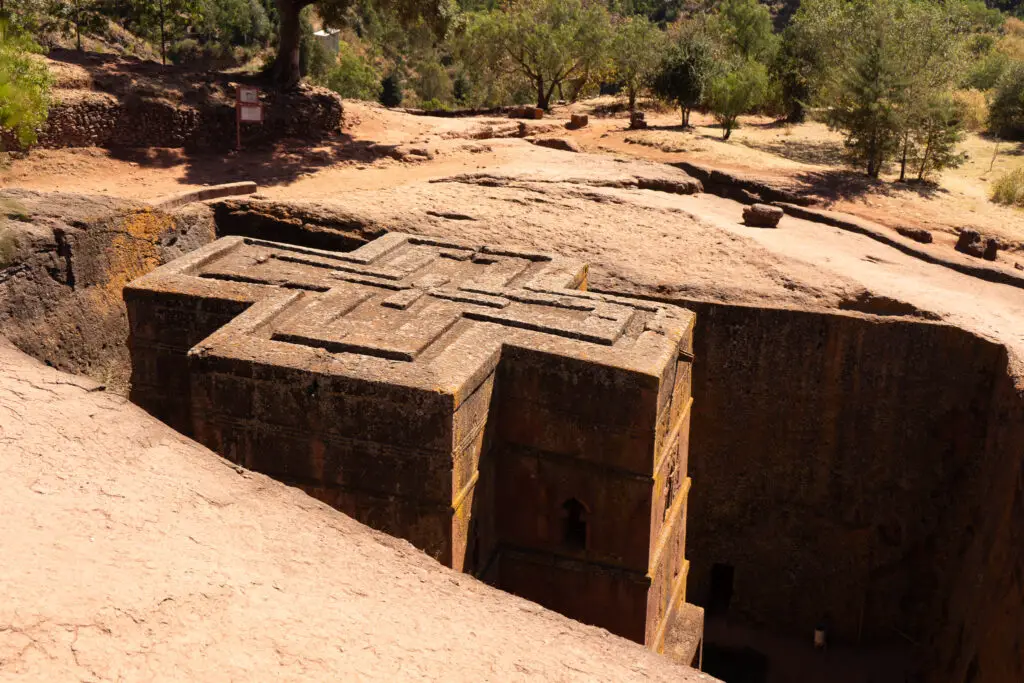 improve your travel photos by using different angles such as a high angle, to capture objects from above