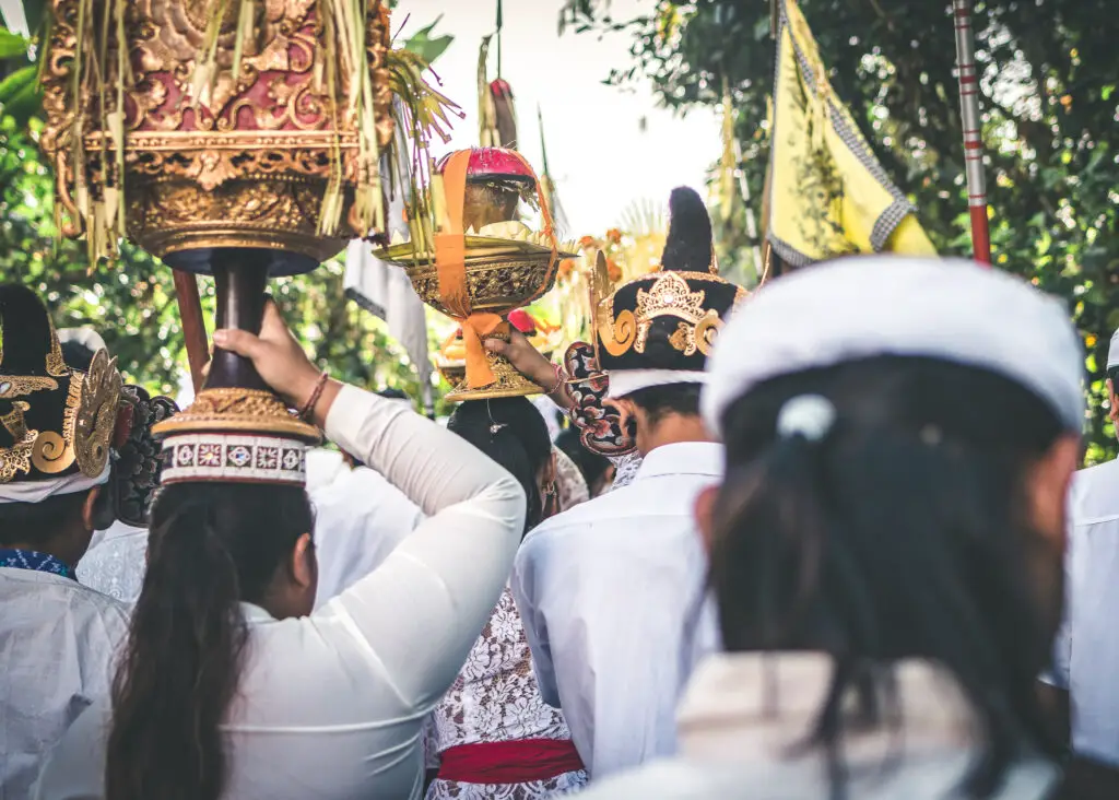 Is bali overrated? here is a traditional hindu Balinese ceremony in ubud with balinese people
