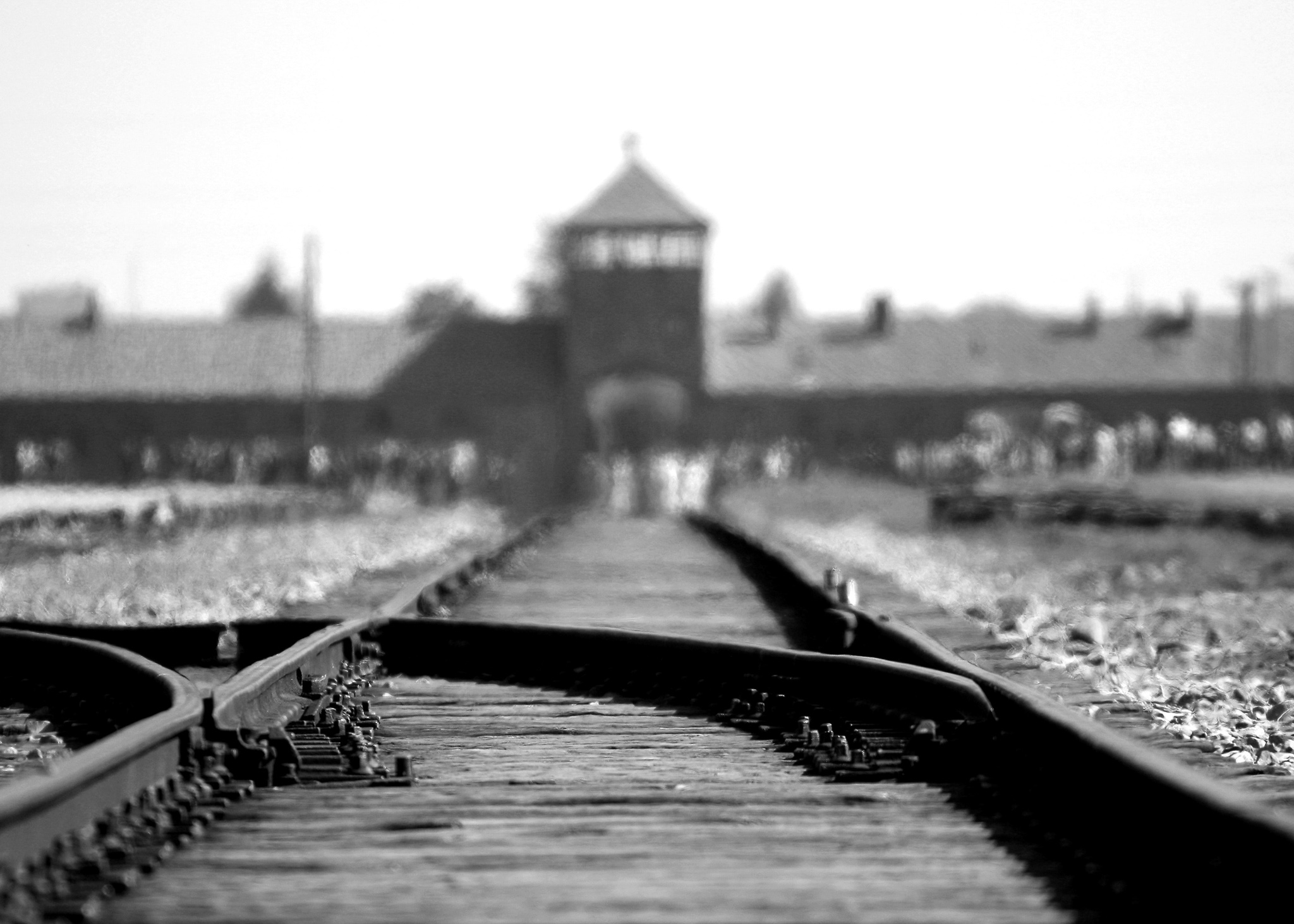 auschwitz railway in poland