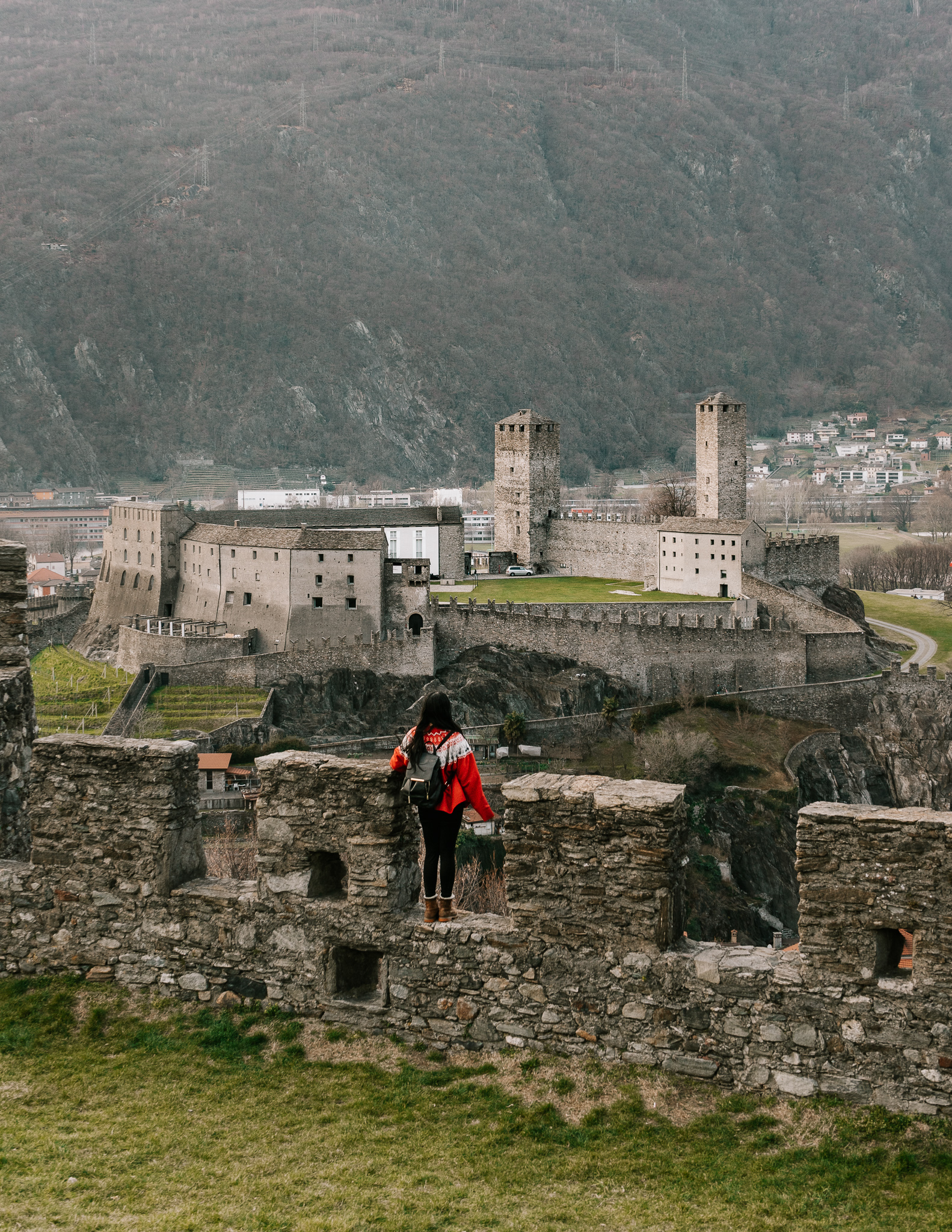 castles in Bellinzona the capital of ticino switzerland