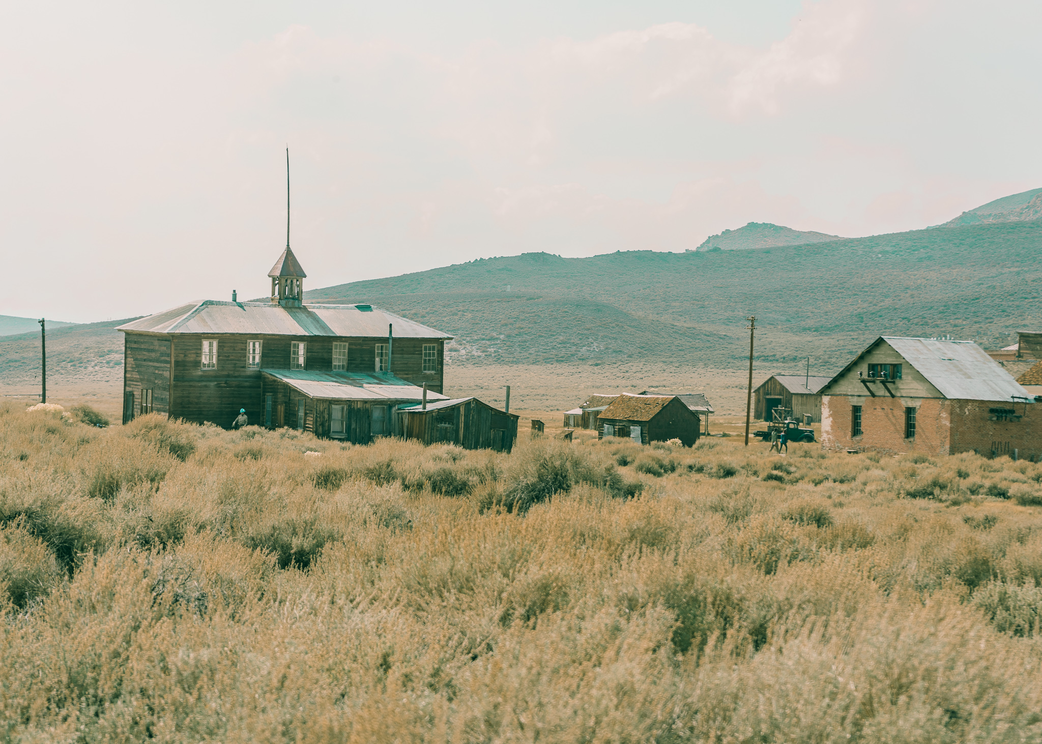 the schoolhouse in Bodie Ghost Town