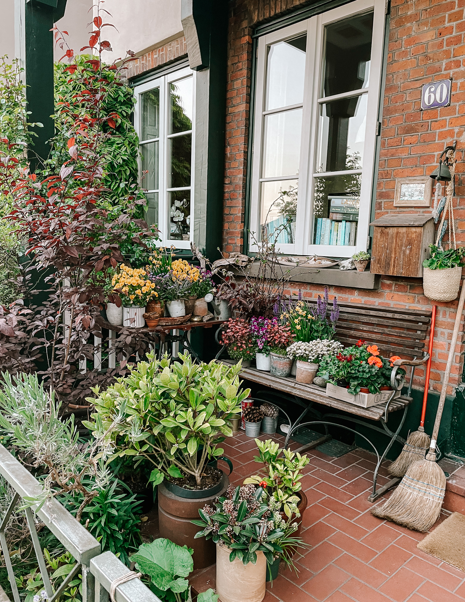 cute cottages near Elbstrand Beach in Hamburg