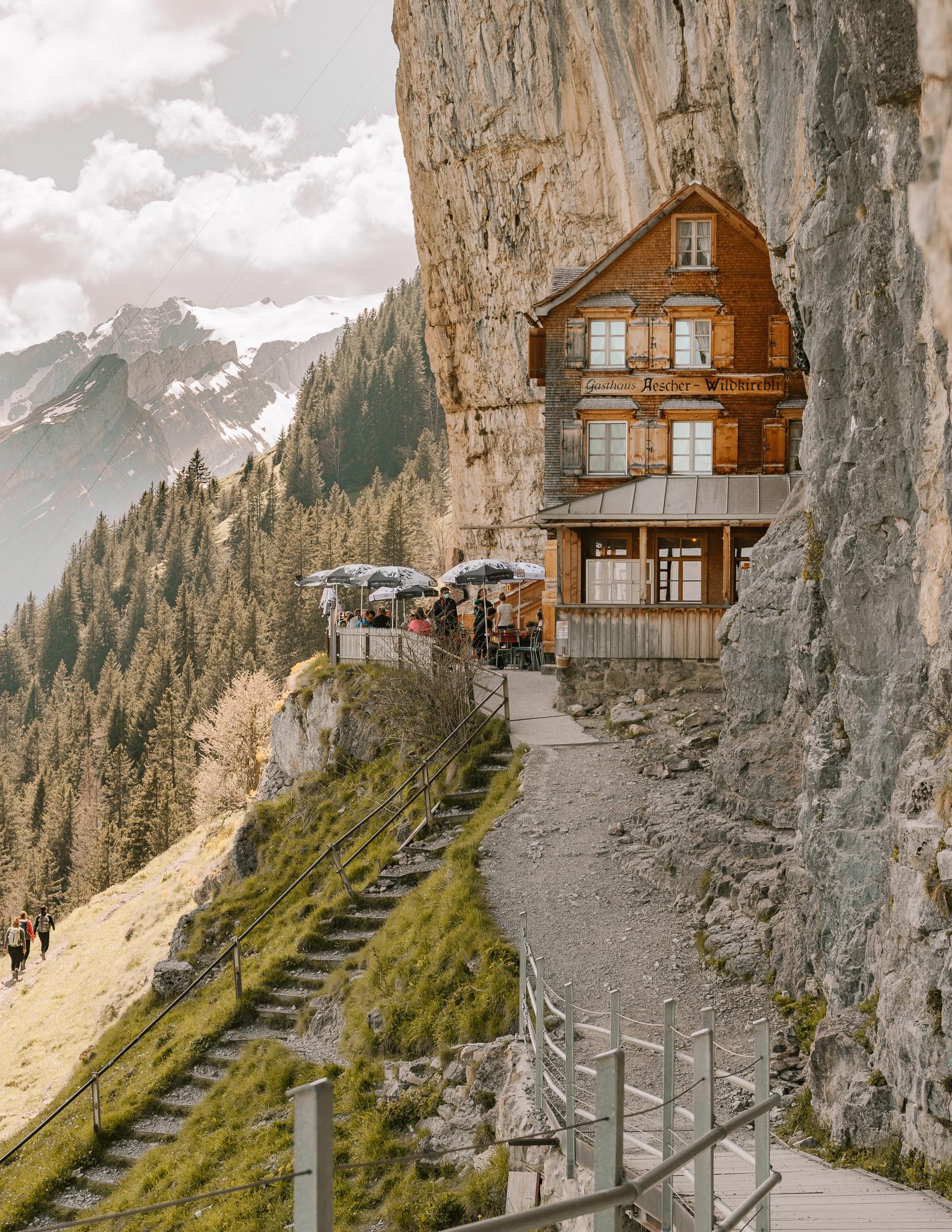 Ebenalp Aescher Guesthouse in Switzerland